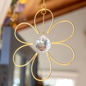 Natural Life *NWT* Natural Whimsy Glass Sun Catcher with Window Suction Cup Hold